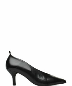 Pavement Kim Pumps For Women Black Suede -Heeled shoes Sales Store pav1544 cblack 1