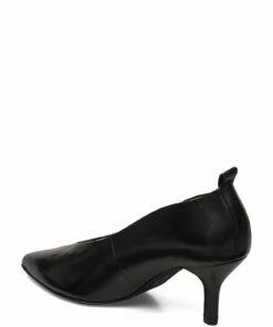 Pavement Kim Pumps For Women Black Suede -Heeled shoes Sales Store pav1544 cblack 2