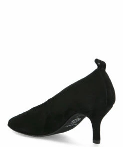Pavement Kim Pumps For Women Black Suede -Heeled shoes Sales Store pav1544 cblacksuede 2