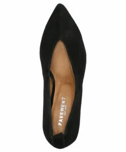 Pavement Kim Pumps For Women Black Suede -Heeled shoes Sales Store pav1544 cblacksuede 3