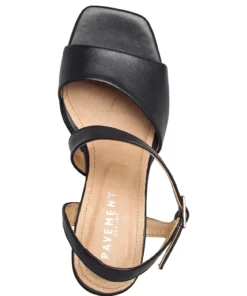 Pavement Kenzie Heeled Sandals For Women Black Leather 026 9 Pavement Kenzie Heeled Sandals For Women Black Leather 026 -Heeled shoes Sales Store pav15651 cblackleather026 3