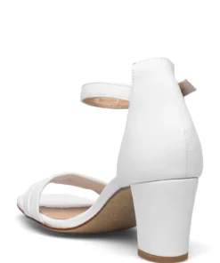 Pavement Jordi Heeled Sandals For Women White Leather 046 19 Pavement Jordi Heeled Sandals For Women White Leather 046 -Heeled shoes Sales Store pav1611 cwhiteleather046 2