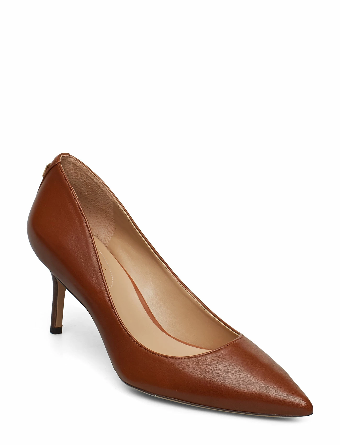 Lauren Ralph Lauren Lanette Leather Pump Pumps For Women Deep Saddle Tan 11 Lauren Ralph Lauren Lanette Leather Pump Pumps For Women Deep Saddle Tan - Image 11