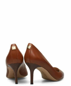 Lauren Ralph Lauren Lanette Leather Pump Pumps For Women Deep Saddle Tan 16 Lauren Ralph Lauren Lanette Leather Pump Pumps For Women Deep Saddle Tan -Heeled shoes Sales Store raf802723236 cdeepsaddletan v10265282whv 4