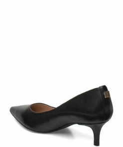 Lauren Ralph Lauren Adrienne Leather Pump Pumps For Women Deep Saddle Tan -Heeled shoes Sales Store raf802755525 cblack v10265282wah 2