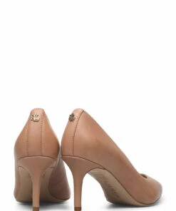 Lauren Ralph Lauren Lanette Leather Pump Pumps For Women Nude -Heeled shoes Sales Store raf802791214 cnude v10265282z71 4