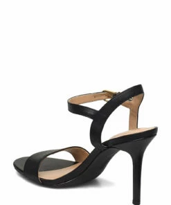 Lauren Ralph Lauren Gwen Leather Sandal Heeled Sandals For Women Black -Heeled shoes Sales Store raf802813904 cblack v10037672wah 2