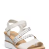 Rieker V3551-60 Heeled Sandals For Women Beige