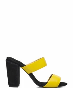 Royal RepubliQ Liberty Strap Sandal 201 Heeled Sandals For Women Yellow -Heeled shoes Sales Store rrq251268120131 cyellow 1