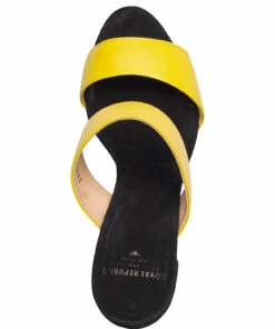 Royal RepubliQ Liberty Strap Sandal 201 Heeled Sandals For Women Yellow -Heeled shoes Sales Store rrq251268120131 cyellow 3