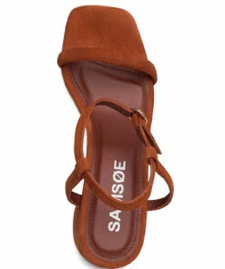 Samsøe Samsøe Nozina heel 025 Heeled Sandals For Women Picante -Heeled shoes Sales Store samf20300053 cpicante 3