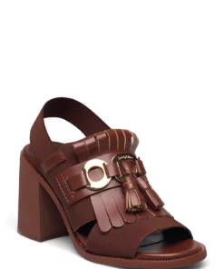 See by Chloé ELASTIC 512 COPPER Heeled Sandals For Women Cotto -Heeled shoes Sales Store sbcsb38021a ccotto v15040 1