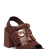 See by Chloé ELASTIC 512 COPPER Heeled Sandals For Women Cotto