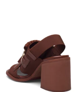 See by Chloé ELASTIC 512 COPPER Heeled Sandals For Women Cotto -Heeled shoes Sales Store sbcsb38021a ccotto v15040 2