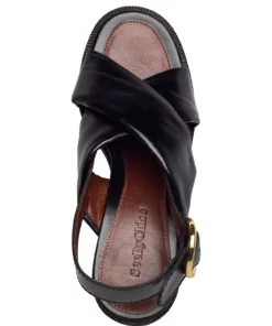 See by Chloé NEW GAUCHO 999 Heeled Sandals For Women Black -Heeled shoes Sales Store sbcsb38201a cblack v13080 3