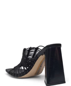 Sam Edelman Laurette Heeled Sandals For Women Black -Heeled shoes Sales Store seni0067s cblack 2