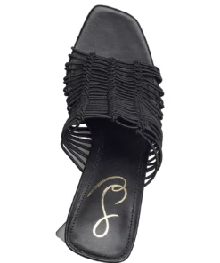 Sam Edelman Laurette Heeled Sandals For Women Black -Heeled shoes Sales Store seni0067s cblack 3