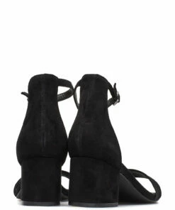 Steve Madden Irenee Sandal Heeled Sandals For Women White Croco -Heeled shoes Sales Store smnsm11000009 cblacksuede 4