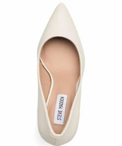 Steve Madden Lillie Pump Pumps For Women Blush Leather -Heeled shoes Sales Store smnsm11000480 cboneleather 3