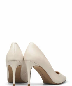 Steve Madden Lillie Pump Pumps For Women Blush Leather -Heeled shoes Sales Store smnsm11000480 cboneleather 4