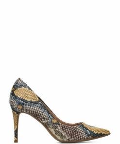 Steve Madden Lillie Pump Pumps For Women Blush Leather -Heeled shoes Sales Store smnsm11000480 cmultisnake 1