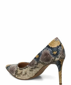 Steve Madden Lillie Pump Pumps For Women Blush Leather -Heeled shoes Sales Store smnsm11000480 cmultisnake 2