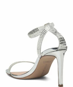 Steve Madden Janet-R Sandal Heeled Sandals For Women Rhinestone -Heeled shoes Sales Store smnsm11001462 crhinestone 2