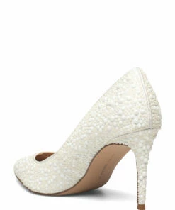 Steve Madden Lillie-R Pump Pumps For Women White -Heeled shoes Sales Store smnsm11001581 cwhite 2