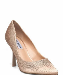 Steve Madden Sophie-R Pump Pumps For Women Nude Satin -Heeled shoes Sales Store smnsm11001876 cnudesatin 1