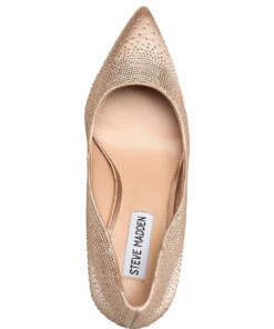Steve Madden Sophie-R Pump Pumps For Women Nude Satin -Heeled shoes Sales Store smnsm11001876 cnudesatin 3