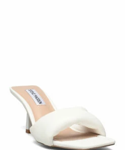 Steve Madden Thai Sandal Heeled Sandals For Women White Leather -Heeled shoes Sales Store smnsm11001884 cwhiteleather 1