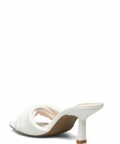 Steve Madden Thai Sandal Heeled Sandals For Women White Leather -Heeled shoes Sales Store smnsm11001884 cwhiteleather 2