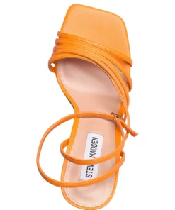 Steve Madden All in Sandal Heeled Sandals For Women Neon Apricot -Heeled shoes Sales Store smnsm11001918 cneonapricot 3