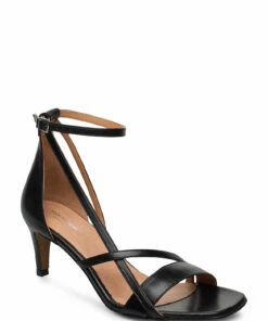 Shoe The Bear STB-ROSANA STRAP L Heeled Sandals For Women Silver -Heeled shoes Sales Store stb1728 cblack v110 1