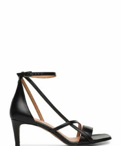 Shoe The Bear STB-ROSANA STRAP L Heeled Sandals For Women Silver -Heeled shoes Sales Store stb1728 cblack v110 1