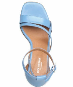 Shoe The Bear STB-ROSANA STRAP L Heeled Sandals For Women Silver -Heeled shoes Sales Store stb1728 cblue v170 3
