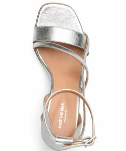 Shoe The Bear STB-ROSANA STRAP L Heeled Sandals For Women Silver -Heeled shoes Sales Store stb1728 csilver v210 3