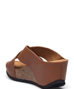 SWEEKS Ester Wedge Heels For Women Brown -Heeled shoes Sales Store swe1064103 cbrown 2