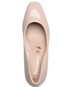 Tamaris Woms Court Shoe Pumps For Women Black Patent -Heeled shoes Sales Store tam112240128 cnudepatent v253 3