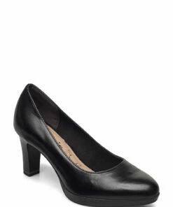 Tamaris Woms Court Shoe Pumps For Women Powder 28 Tamaris Woms Court Shoe Pumps For Women Powder -Heeled shoes Sales Store tam112241026 cblack v001