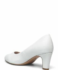 Tamaris Woms Court Shoe Pumps For Women White Matt -Heeled shoes Sales Store tam112241928 cwhitematt v140 2