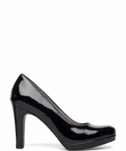 Tamaris Woms Court Shoe - Lycoris Pumps For Women Powder Patent 62 Tamaris Woms Court Shoe - Lycoris Pumps For Women Powder Patent -Heeled shoes Sales Store tam112242628 blackpatent 018 1