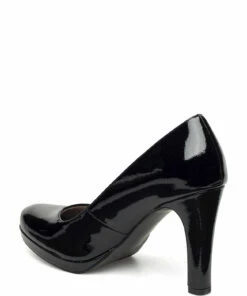 Tamaris Woms Court Shoe - Lycoris Pumps For Women Powder Patent 65 Tamaris Woms Court Shoe - Lycoris Pumps For Women Powder Patent -Heeled shoes Sales Store tam112242628 cblackpatent v018 2