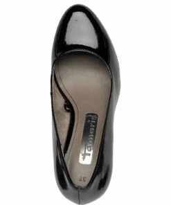 Tamaris Woms Court Shoe - Lycoris Pumps For Women Powder Patent 67 Tamaris Woms Court Shoe - Lycoris Pumps For Women Powder Patent -Heeled shoes Sales Store tam112242628 cblackpatent v018 3