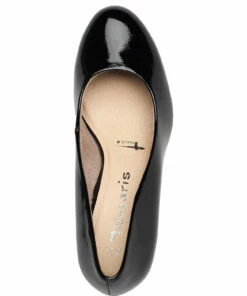 Tamaris Woms Court Shoe Pumps For Women Cream Patent 37 Tamaris Woms Court Shoe Pumps For Women Cream Patent -Heeled shoes Sales Store tam112244426 cblackpatent v018 3