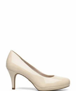 Tamaris Woms Court Shoe Pumps For Women Cream Patent 30 Tamaris Woms Court Shoe Pumps For Women Cream Patent -Heeled shoes Sales Store tam112244426 ccreampatent v451 1
