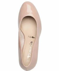 Tamaris Woms Court Shoe Pumps For Women Cream Patent 42 Tamaris Woms Court Shoe Pumps For Women Cream Patent -Heeled shoes Sales Store tam112244426 coldrosepat v560 3