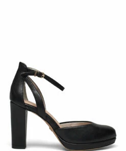 Tamaris Woms Slip-on Pumps For Women Nude Patent -Heeled shoes Sales Store tam112440126 cblackmatt v020 1