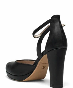 Tamaris Woms Slip-on Pumps For Women Nude Patent -Heeled shoes Sales Store tam112440126 cblackmatt v020 2