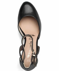 Tamaris Woms Slip-on Pumps For Women Nude Patent -Heeled shoes Sales Store tam112440126 cblackmatt v020 3